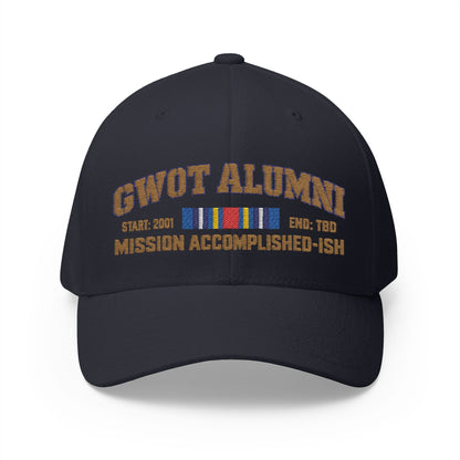 K-Factor Supply Co GWOT Alumni Mk 2 (GWOT-E) Flex-Fit Cap S/M / Dark Navy