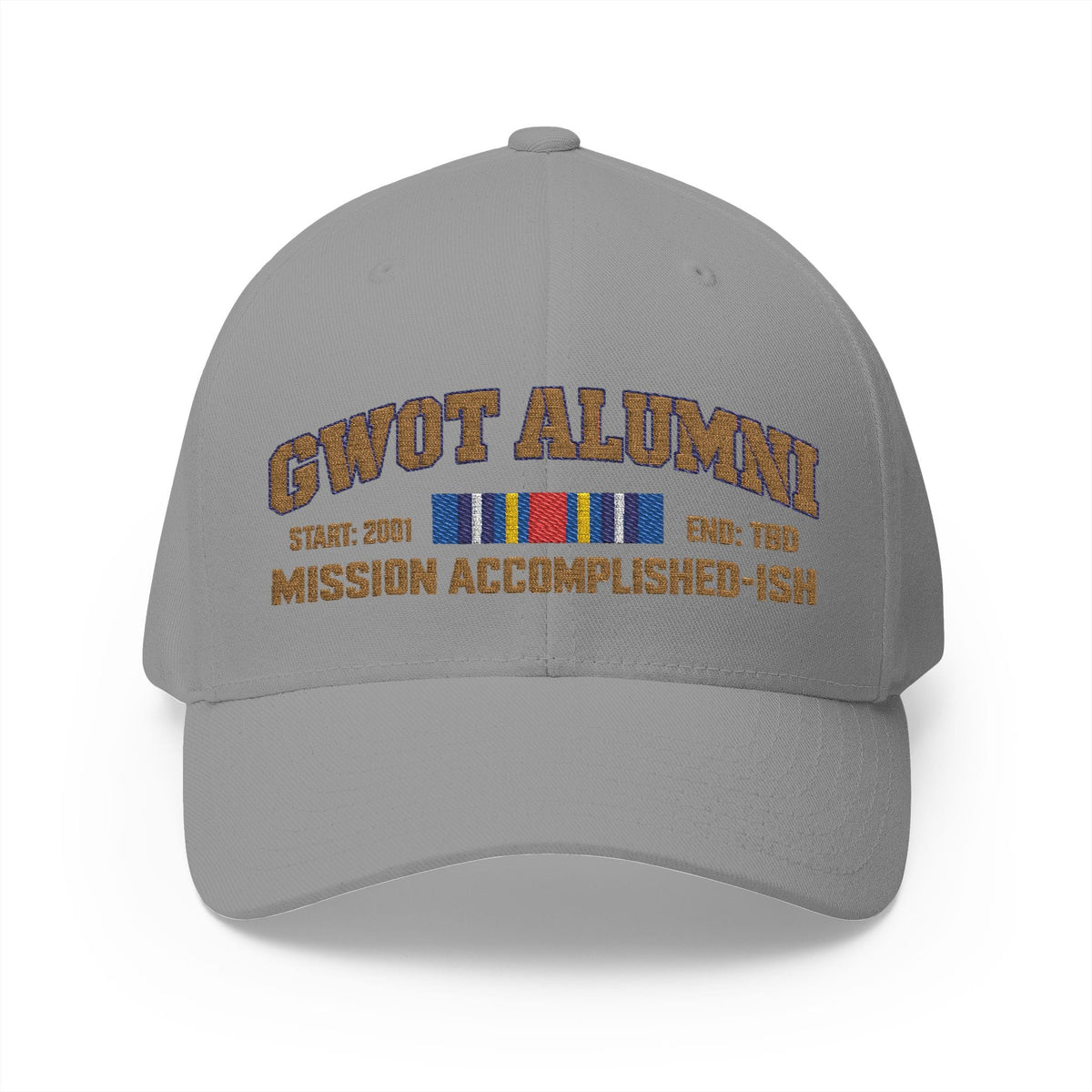 K-Factor Supply Co GWOT Alumni Mk 2 (GWOT-E) Flex-Fit Cap S/M / Grey