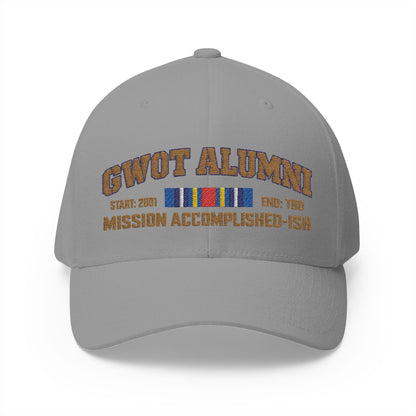 K-Factor Supply Co GWOT Alumni Mk 2 (GWOT-E) Flex-Fit Cap S/M / Grey