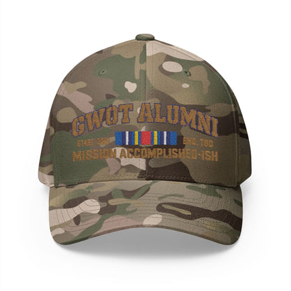 K-Factor Supply Co GWOT Alumni Mk 2 (GWOT-E) Flex-Fit Cap S/M / Multicam Green