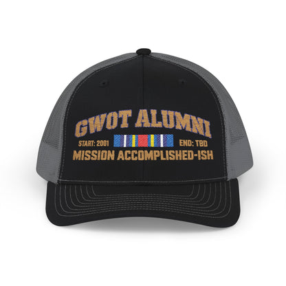 K-Factor Supply Co GWOT Alumni Mk 2 (GWOT-E) Snapback Cap One size / Black / Charcoal