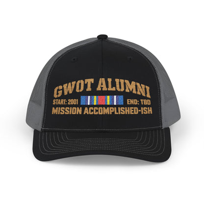K-Factor Supply Co GWOT Alumni Mk 2 (GWOT-E) Snapback Cap One size / Black / Charcoal