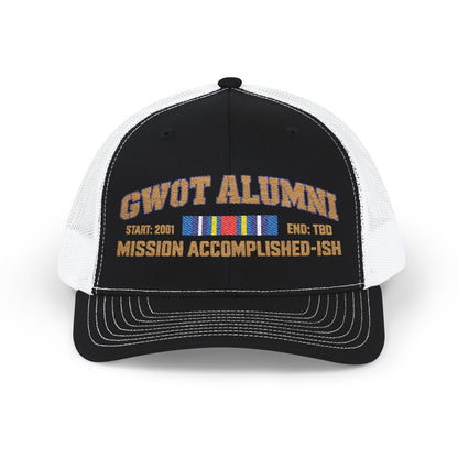 K-Factor Supply Co GWOT Alumni Mk 2 (GWOT-E) Snapback Cap One size / Black / White