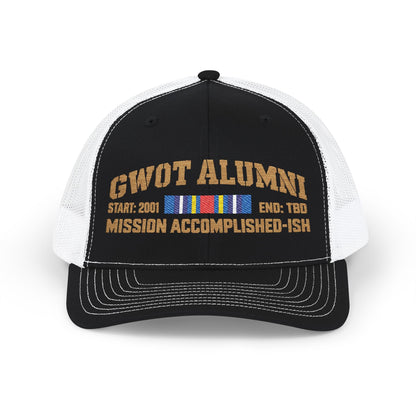 K-Factor Supply Co GWOT Alumni Mk 2 (GWOT-E) Snapback Cap One size / Black / White