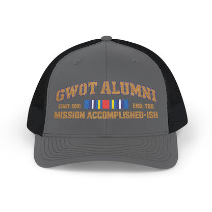 K-Factor Supply Co GWOT Alumni Mk 2 (GWOT-E) Snapback Cap One size / Charcoal / Black