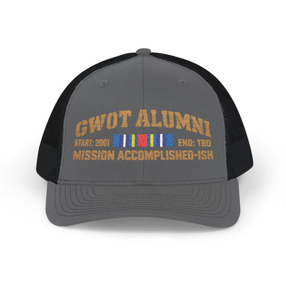 K-Factor Supply Co GWOT Alumni Mk 2 (GWOT-E) Snapback Cap One size / Charcoal / Black