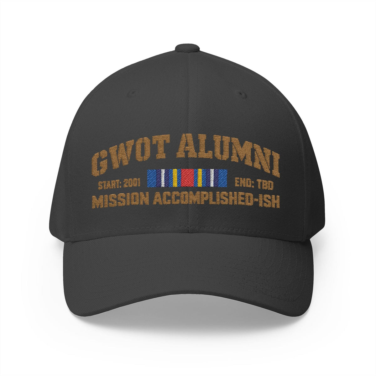 K-Factor Supply Co GWOT Alumni Mk 2 Mod 1 (GWOT-E) Flex-Fit Cap S/M / Dark Grey