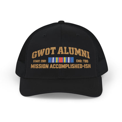 K-Factor Supply Co GWOT Alumni Mk 2 Mod 1 (GWOT-E) Snapback Cap One size / Black