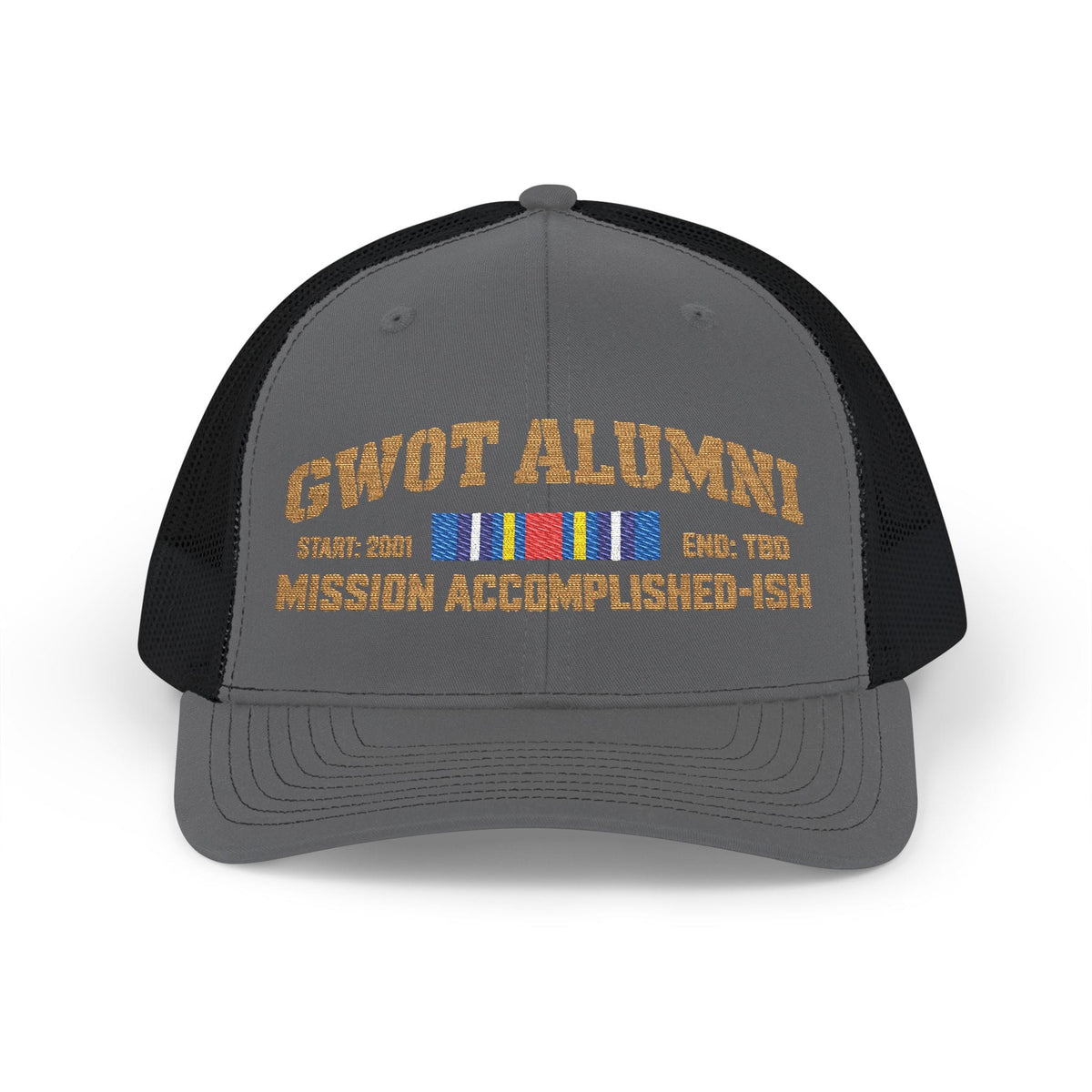 K-Factor Supply Co GWOT Alumni Mk 2 Mod 1 (GWOT-E) Snapback Cap One size / Charcoal / Black