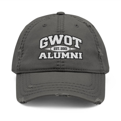 K-Factor Supply Co GWOT Alumni Mk 4 Mod 0 Distressed Ball Cap Charcoal Grey / One size