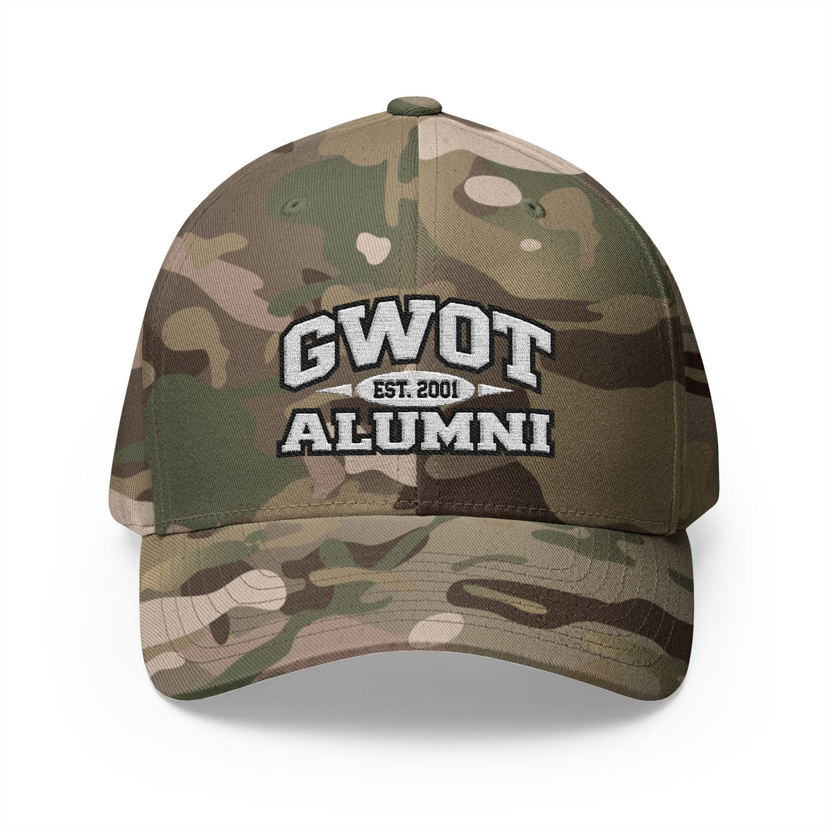 K-Factor Supply Co GWOT Alumni Mk 4 Mod 0 Flex-Fit Cap L/XL / Multicam Green