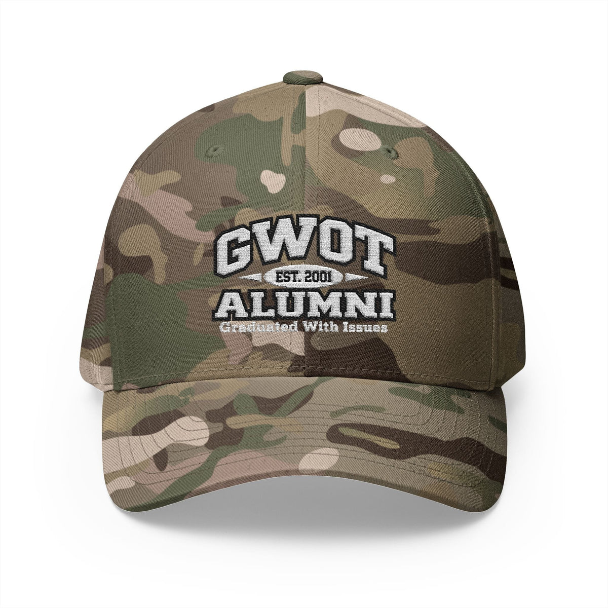 K-Factor Supply Co GWOT Alumni Mk 4 Mod 1 Flex-Fit Cap L/XL / Multicam Green