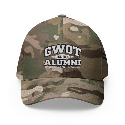 K-Factor Supply Co GWOT Alumni Mk 4 Mod 1 Flex-Fit Cap L/XL / Multicam Green