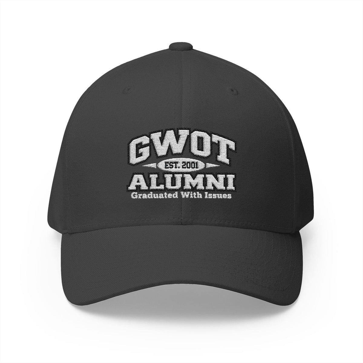 K-Factor Supply Co GWOT Alumni Mk 4 Mod 1 Flex-Fit Cap S/M / Dark Grey