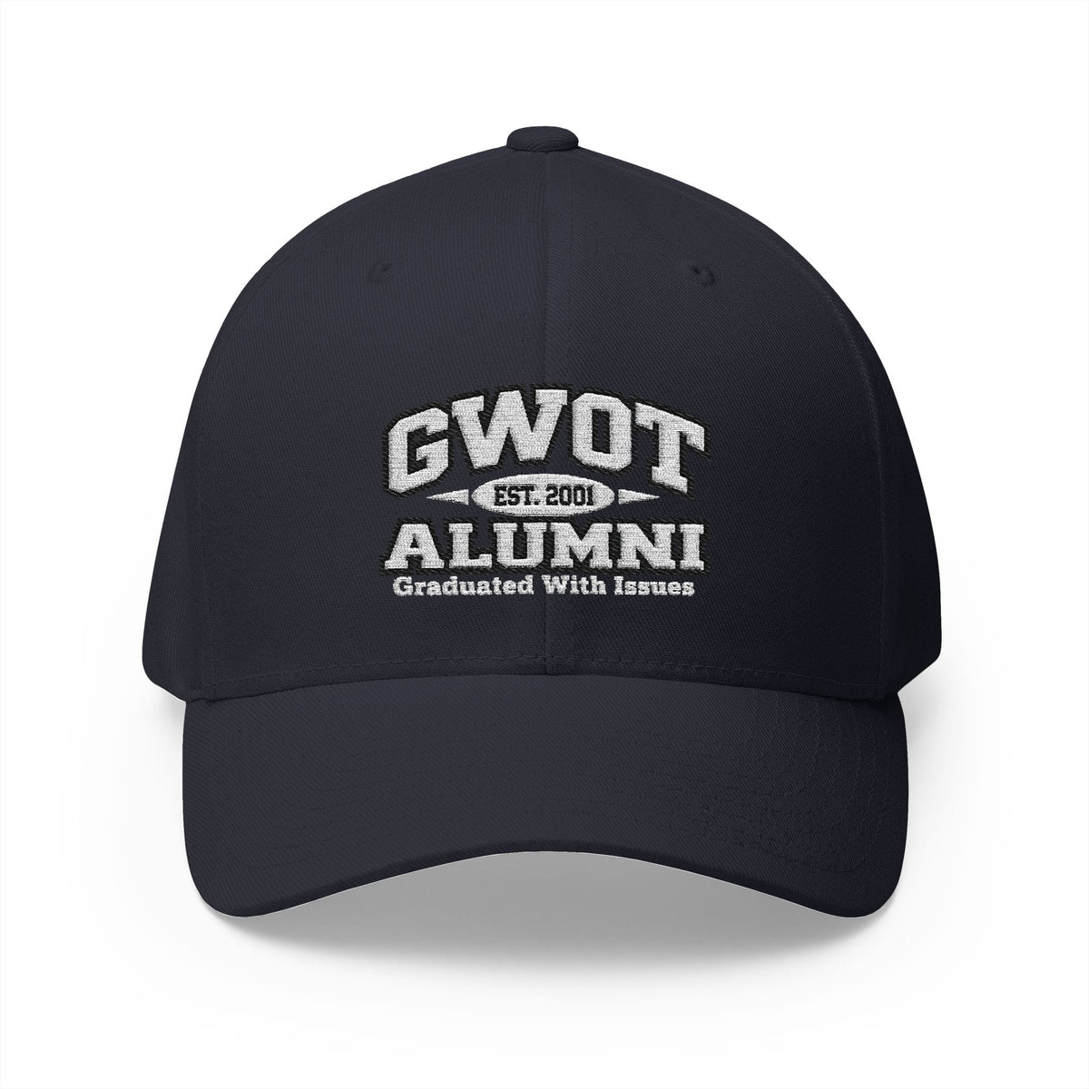 K-Factor Supply Co GWOT Alumni Mk 4 Mod 1 Flex-Fit Cap S/M / Dark Navy