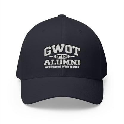 K-Factor Supply Co GWOT Alumni Mk 4 Mod 1 Flex-Fit Cap S/M / Dark Navy