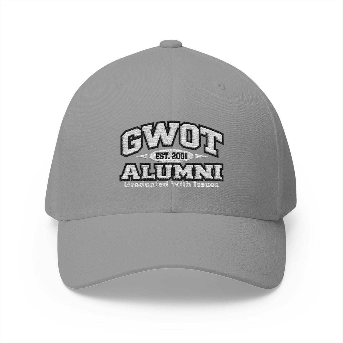 K-Factor Supply Co GWOT Alumni Mk 4 Mod 1 Flex-Fit Cap S/M / Grey