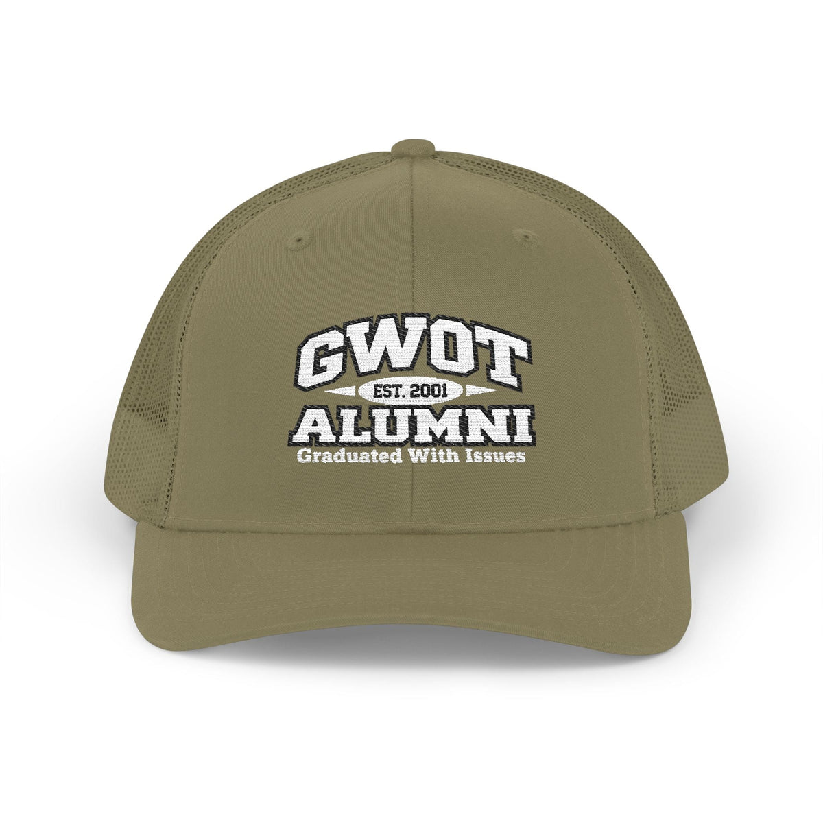 K-Factor Supply Co GWOT Alumni Mk 4 Mod 1 Snapback Trucker Cap One size / Loden