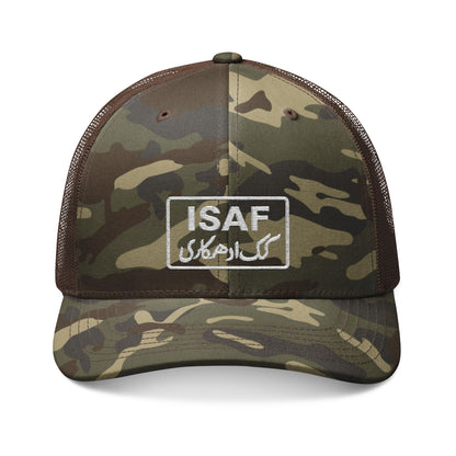 K-Factor Supply Co ISAF Camo Trucker Hat One size / Camo Brown