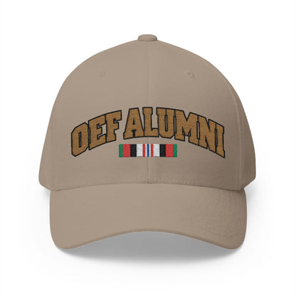 K-Factor Supply Co OEF Alumni MK 1 Mod 0 Flex-Fit Cap L/XL / Khaki