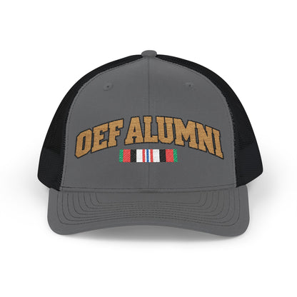 K-Factor Supply Co OEF Alumni Mk 1 Mod 0 Snapback Cap One size / Charcoal / Black