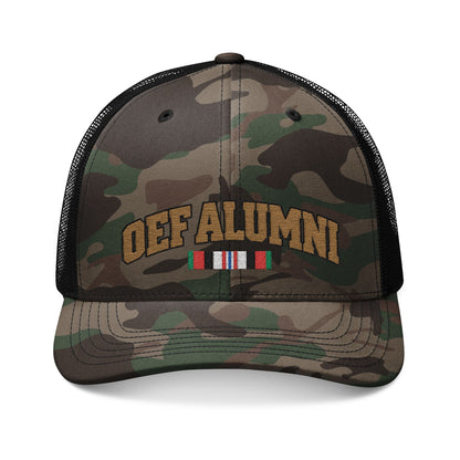 K-Factor Supply Co OEF Alumni Mk 1 Mod 0 Trucker Hat One size / Camo Black