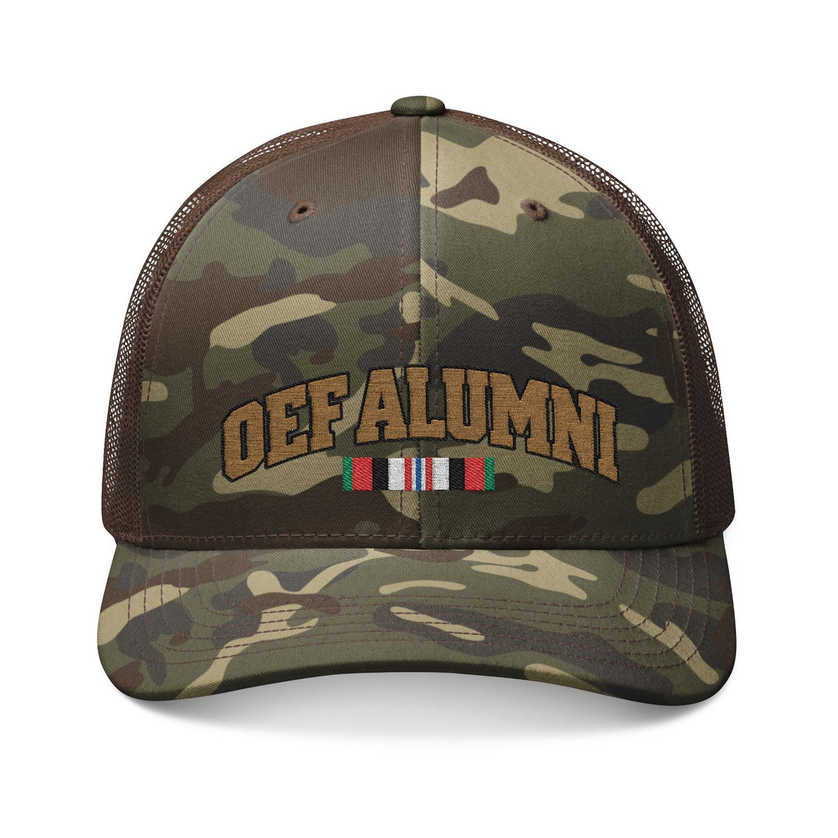 K-Factor Supply Co OEF Alumni Mk 1 Mod 0 Trucker Hat One size / Camo Brown