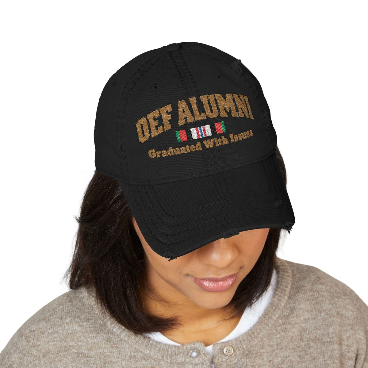 K-Factor Supply Co OEF Alumni Mk 1 Mod 1 Distressed Ball Cap