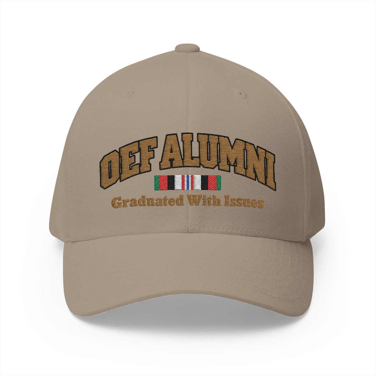 K-Factor Supply Co OEF Alumni Mk 1 Mod 1 Flex-Fit Cap L/XL / Khaki