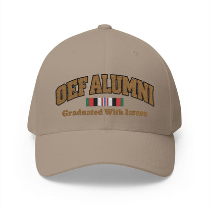 K-Factor Supply Co OEF Alumni Mk 1 Mod 1 Flex-Fit Cap L/XL / Khaki