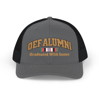 K-Factor Supply Co OEF Alumni Mk 1 Mod 1 Snapback Cap One size / Charcoal / Black