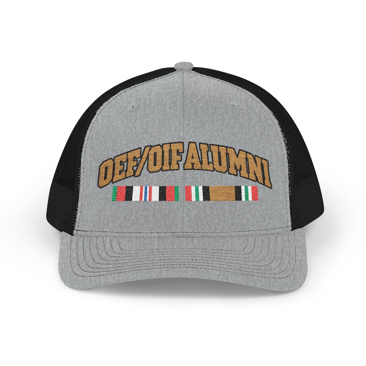 K-Factor Supply Co OEF/OIF Alumni Mk 1 Mod 0 Snapback Cap One size / Heather Grey / Black