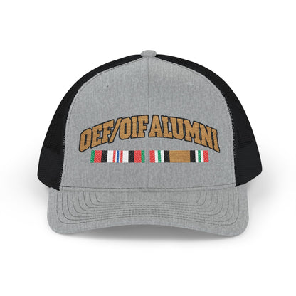 K-Factor Supply Co OEF/OIF Alumni Mk 1 Mod 0 Snapback Cap One size / Heather Grey / Black