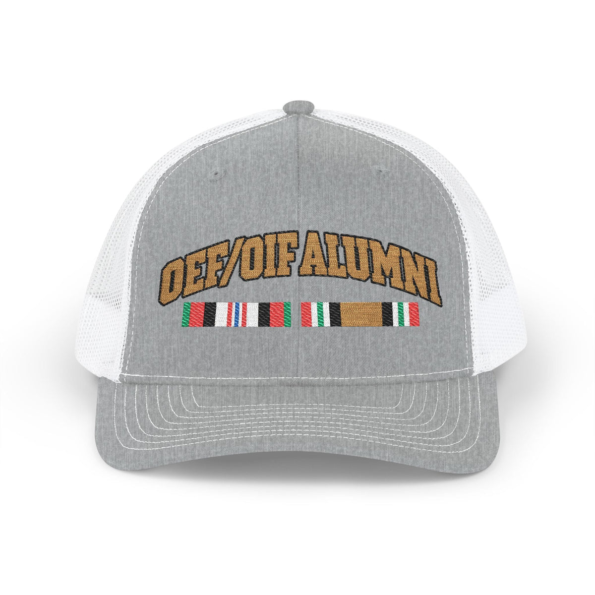 K-Factor Supply Co OEF/OIF Alumni Mk 1 Mod 0 Snapback Cap One size / Heather Grey / White