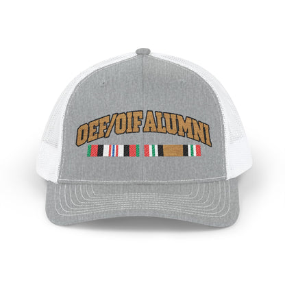 K-Factor Supply Co OEF/OIF Alumni Mk 1 Mod 0 Snapback Cap One size / Heather Grey / White