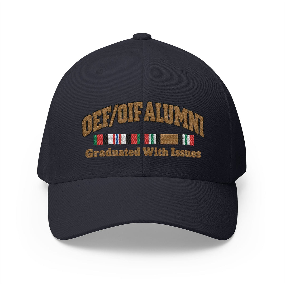 K-Factor Supply Co OEF/OIF Alumni Mk 1 Mod 1 Flex-Fit Cap S/M / Dark Navy