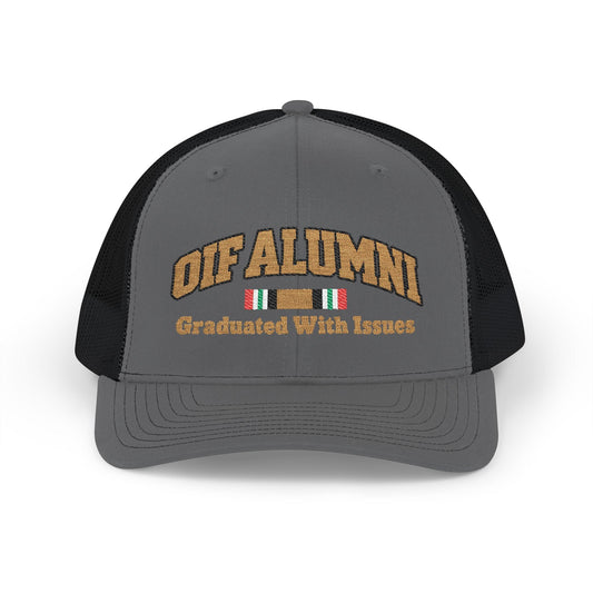 K-Factor Supply Co OIF Alumni Mk 1 Mod 0 Snapback Cap One size / Charcoal / Black