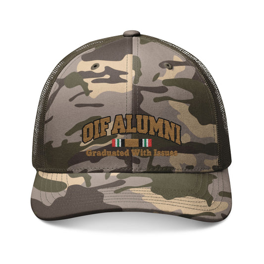 K-Factor Supply Co OIF Alumni Mk 1 Mod 0 Trucker Hat One size / Camo Olive
