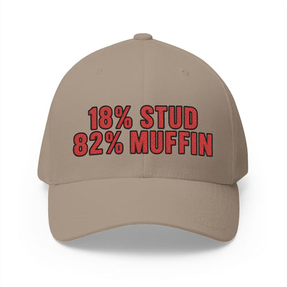 K-Factor Supply Co Stud Muffin Flex-Fit Cap L/XL / Khaki