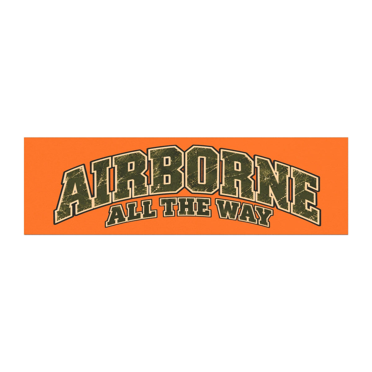 K-Factor Supply Co Airborne ATW Car Magnet 10'' × 3'' / Rectangle / 1 pc