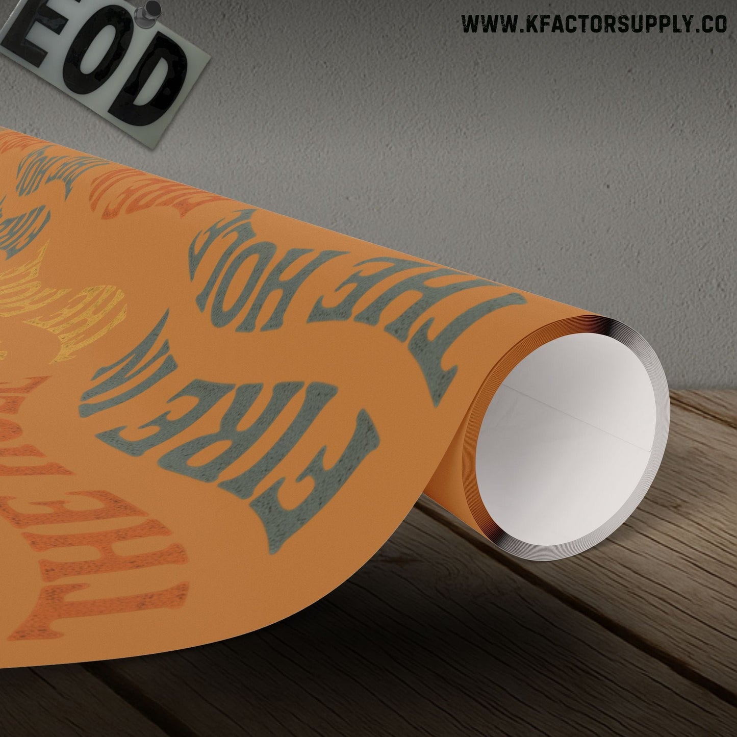 K-Factor Supply Co Fire in the Hole Premium Wrapping Paper