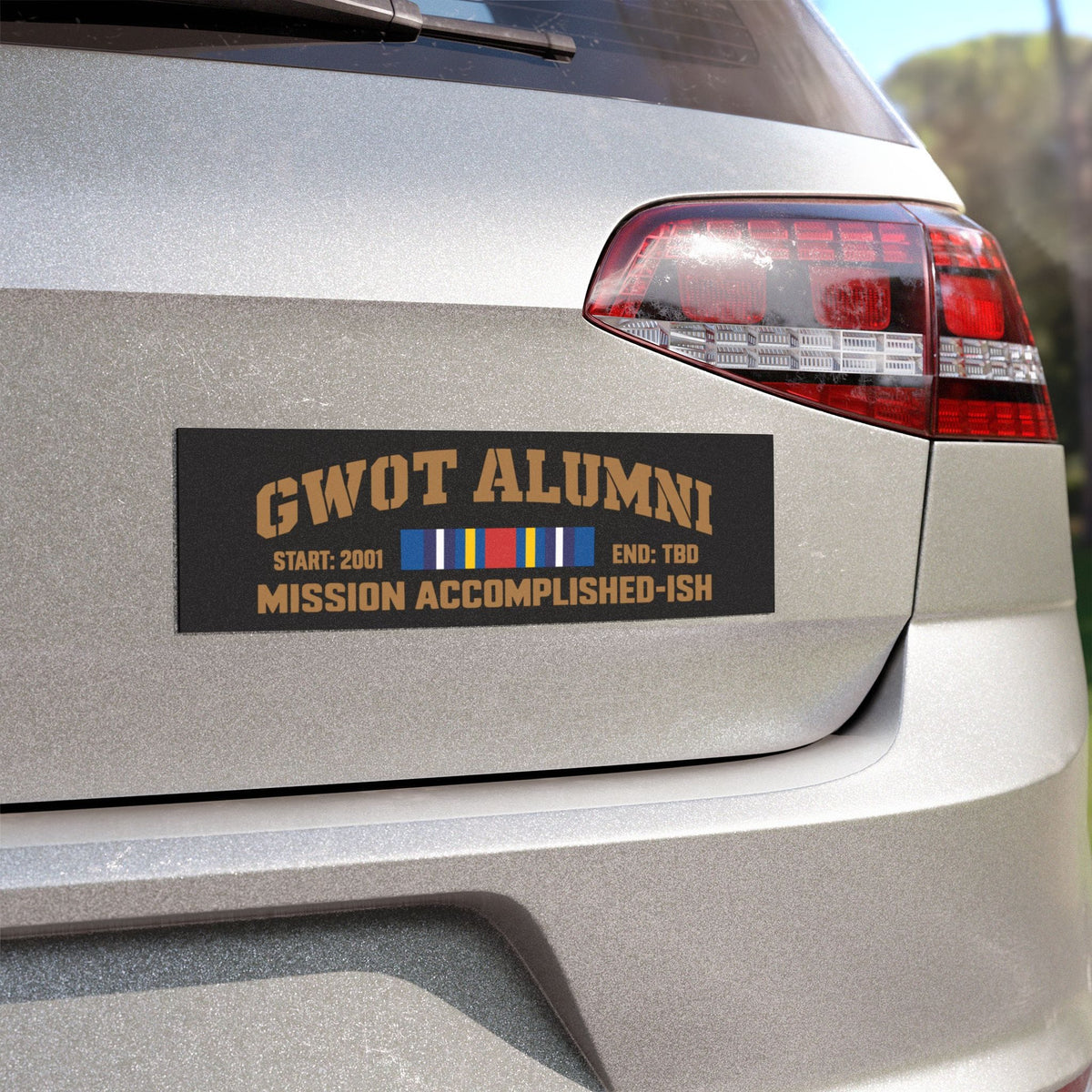 K-Factor Supply Co GWOT Alumni Mk 2 (GWOT-E) Car Magnet 10'' × 3'' / Rectangle / 1 pc