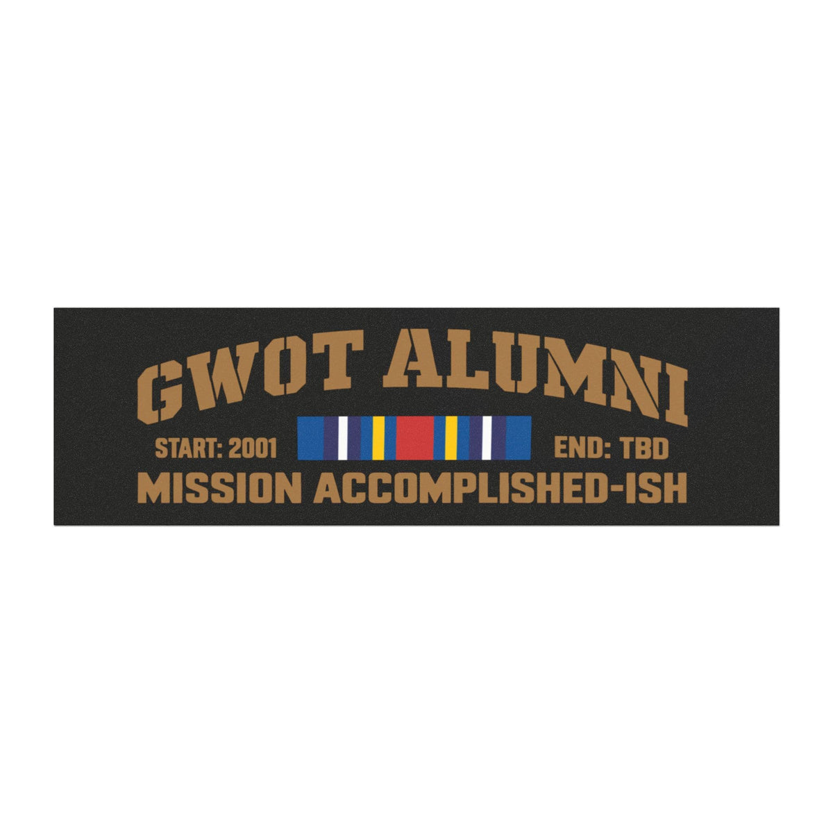 K-Factor Supply Co GWOT Alumni Mk 2 (GWOT-E) Car Magnet 10'' × 3'' / Rectangle / 1 pc