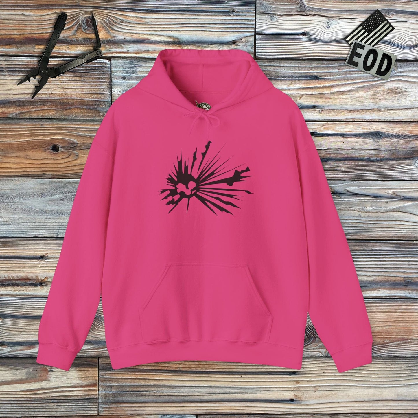 K-Factor Supply Co 1.1 Blast Hoodie Heliconia / S