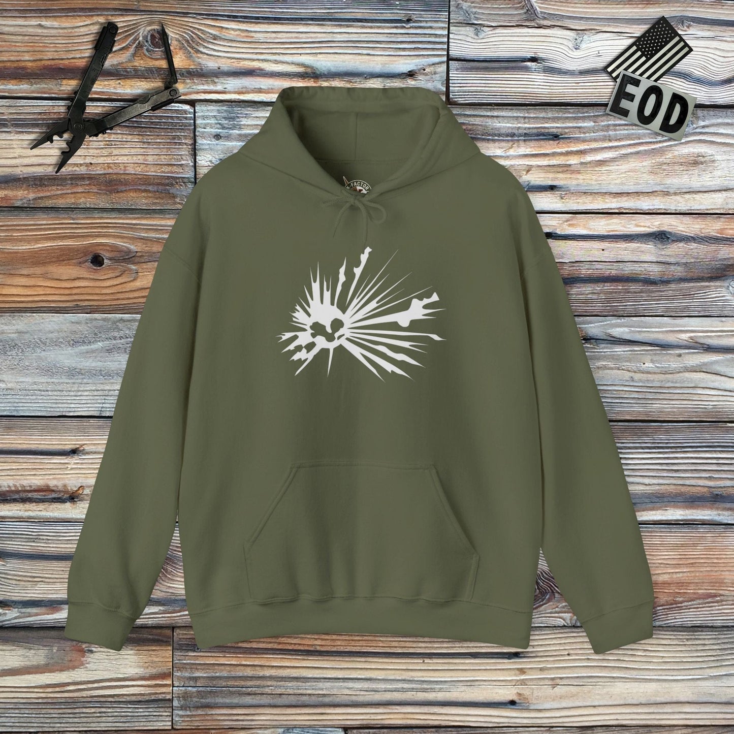 K-Factor Supply Co 1.1 Blast Hoodie Military Green / S