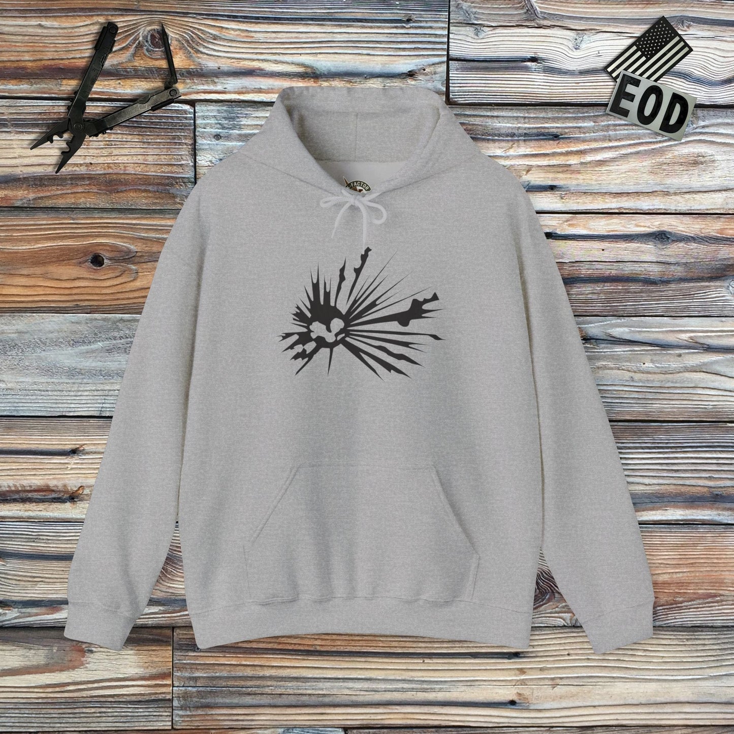 K-Factor Supply Co 1.1 Blast Hoodie Sport Grey / S