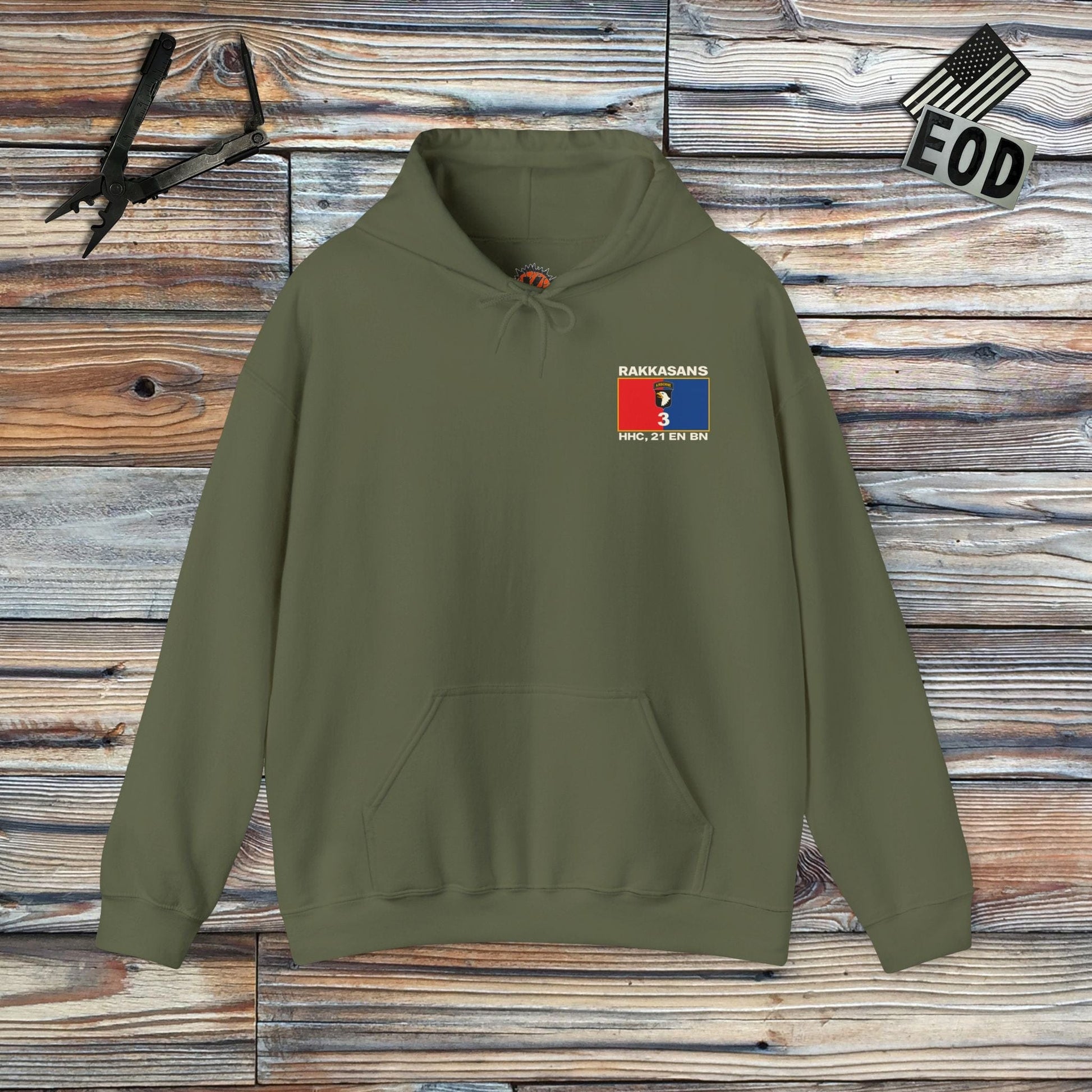 K-Factor Supply Co 21 EN BN Rak Solid Hoodie