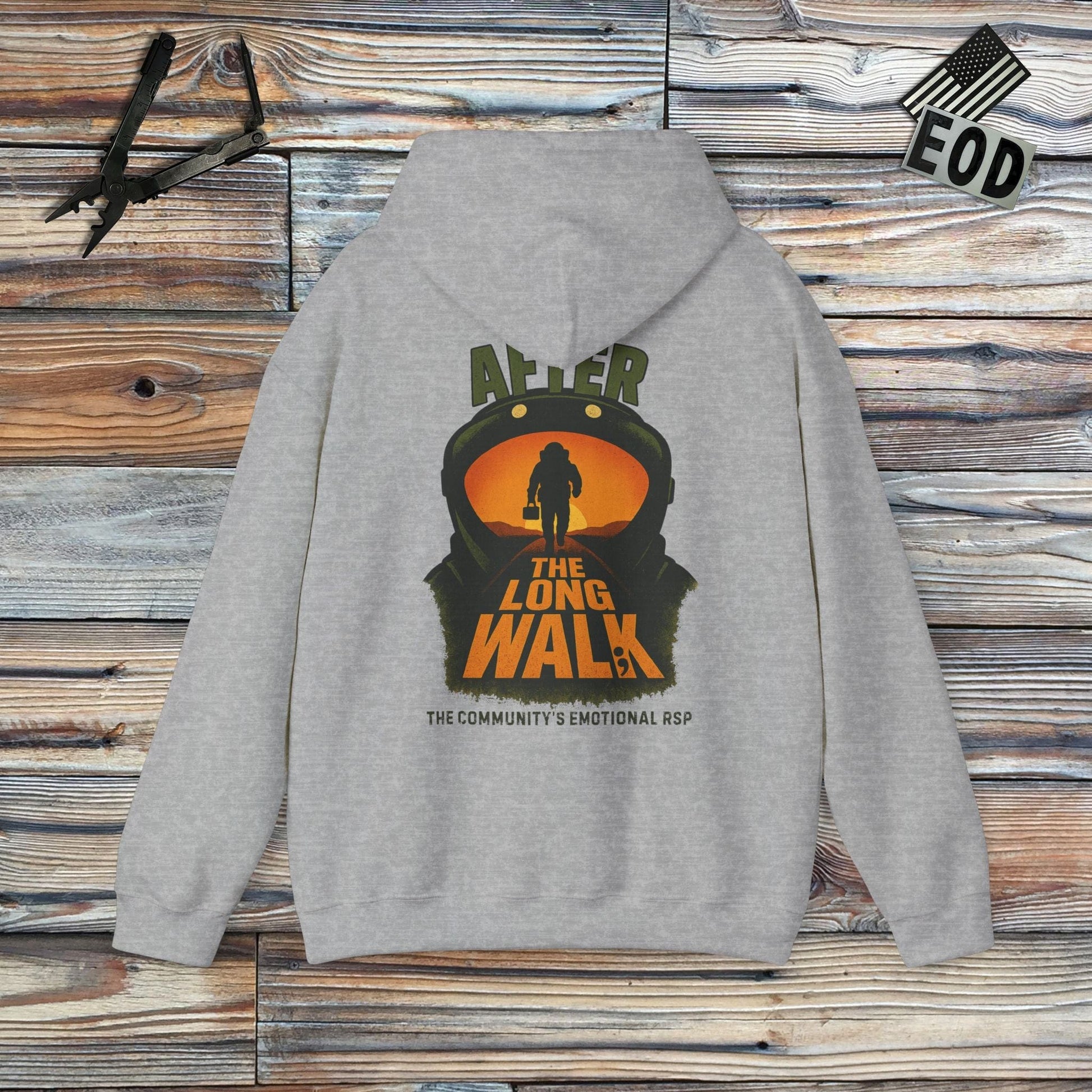 K-Factor Supply Co After the Long Walk Pullover Hoodie Sport Grey / S