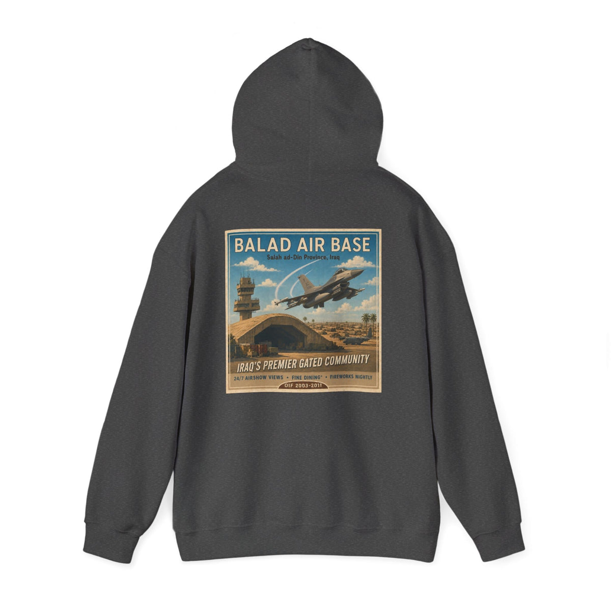 K-Factor Supply Co Balad Travel (Back Print) Hoodie