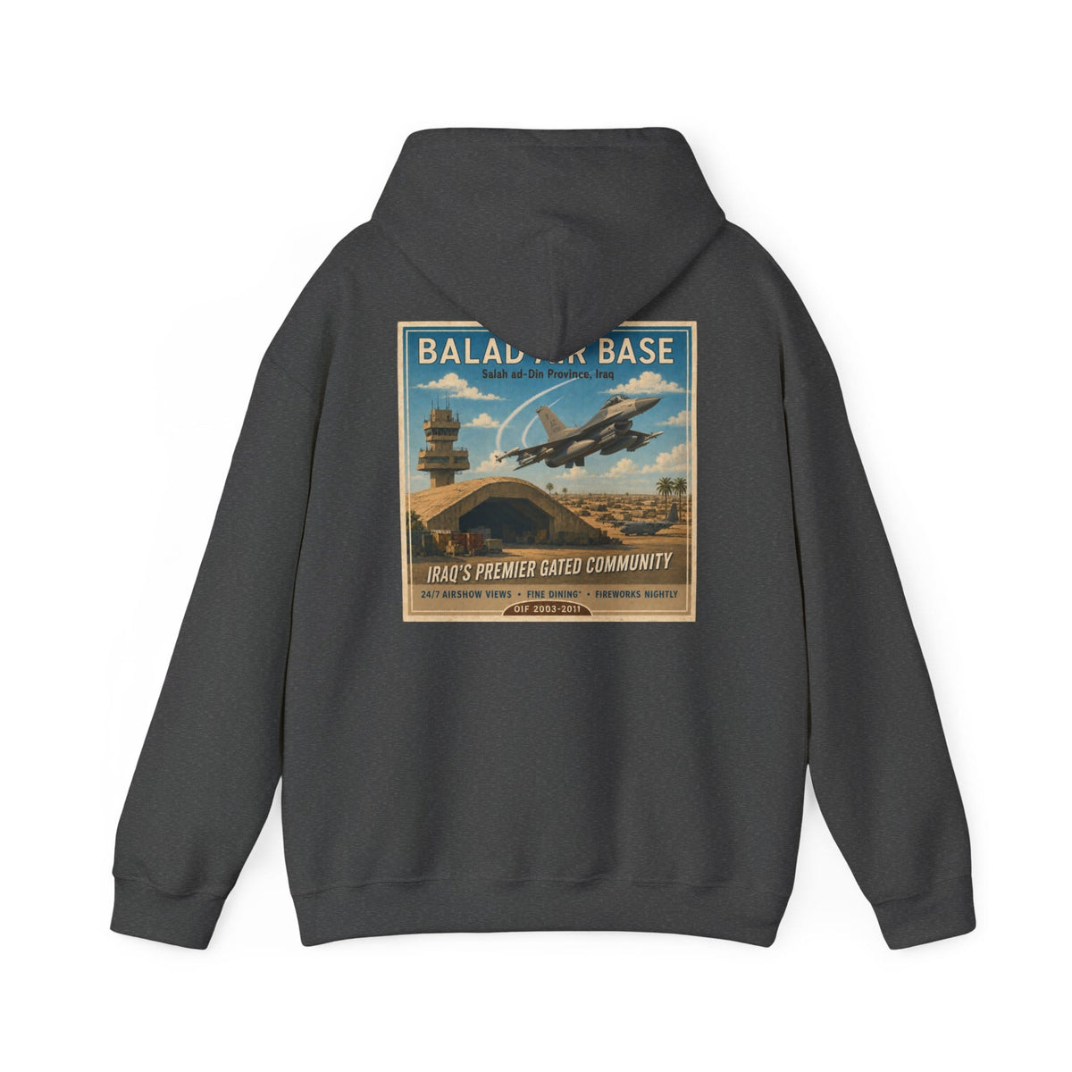 K-Factor Supply Co Balad Travel (Back Print) Hoodie